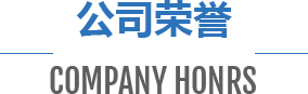 公司荣誉
