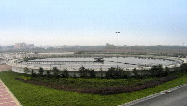 成都三瓦窯污水廠二沉池 成都三瓦窯污水廠二沉池