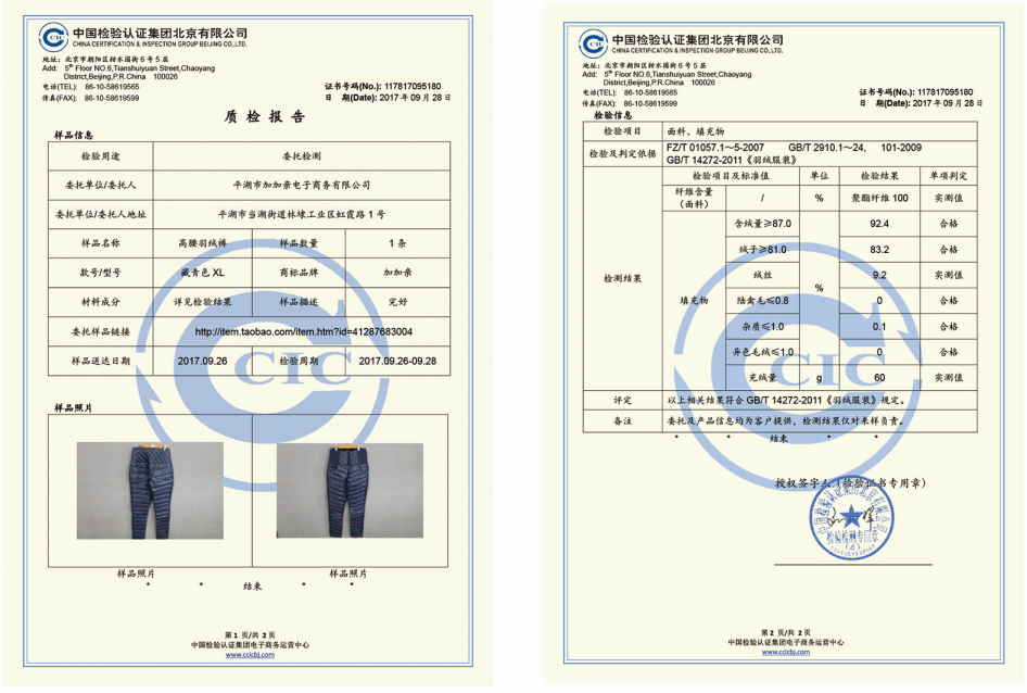 質檢報告 質檢報告