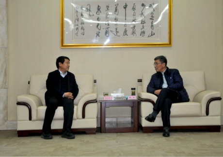中國平煤神馬集團副總經理涂興子一行訪問工大高科