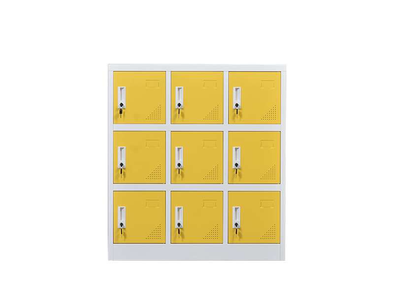 書包柜9門(黃色)