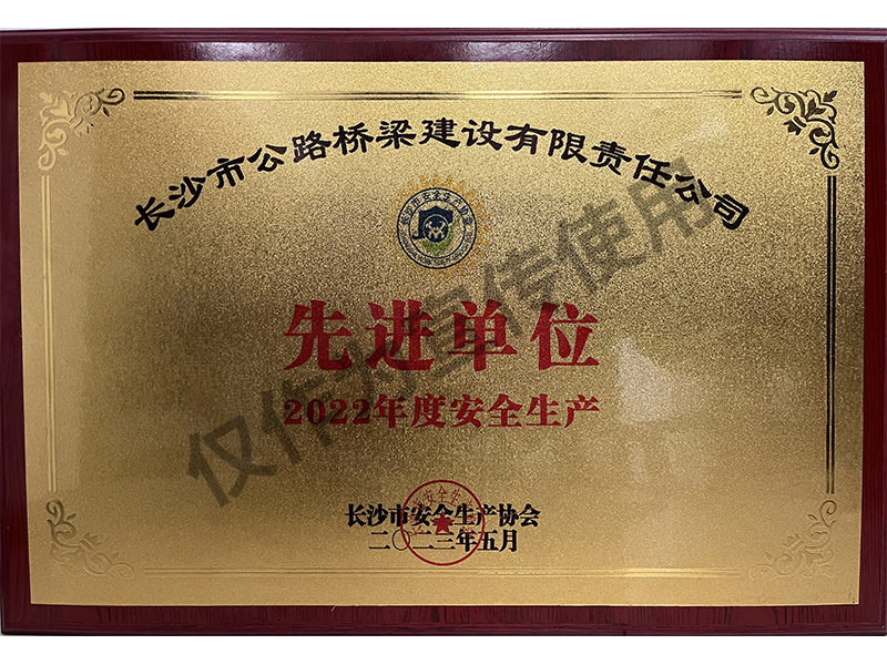 2022年安全生產(chǎn)單位