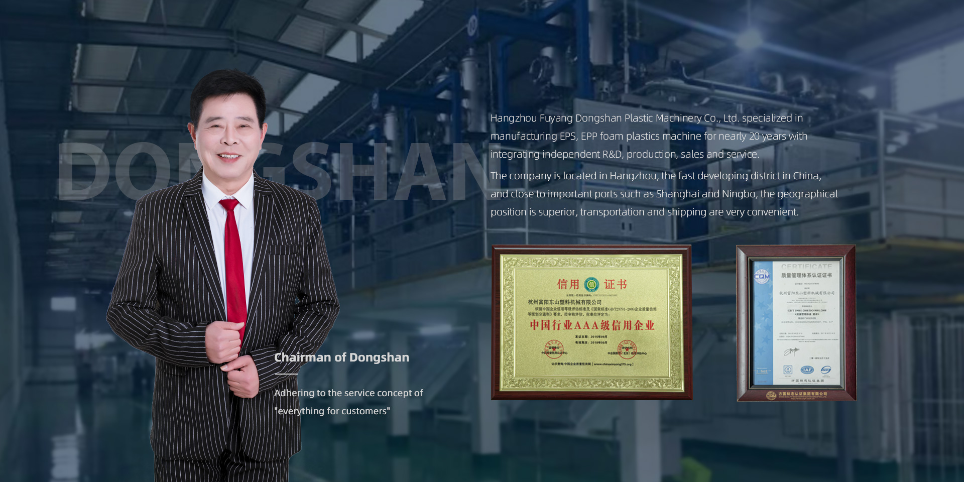 Hangzhou Fuyang Dongshan Plastic Machinery Co.,Ltd.