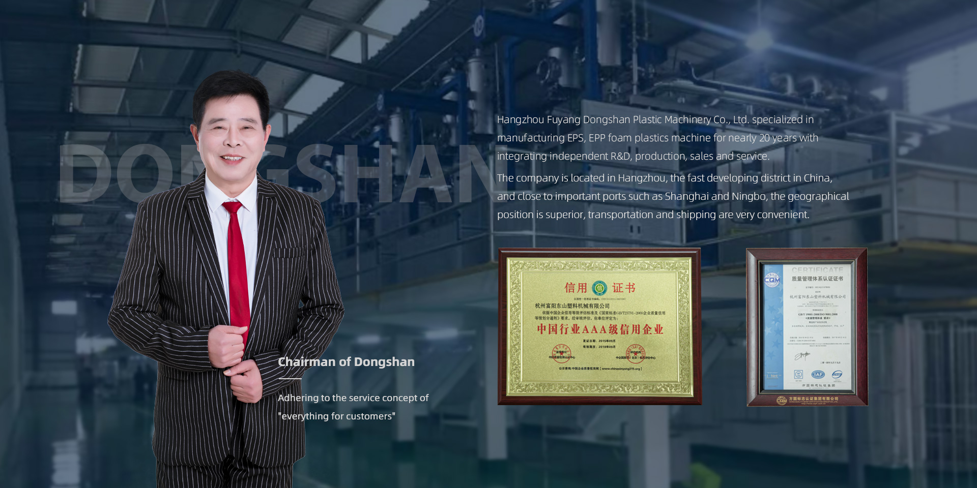 Hangzhou Fuyang Dongshan Plastic Machinery Co.,Ltd. Hangzhou Fuyang Dongshan Plastic Machinery Co.,Ltd.