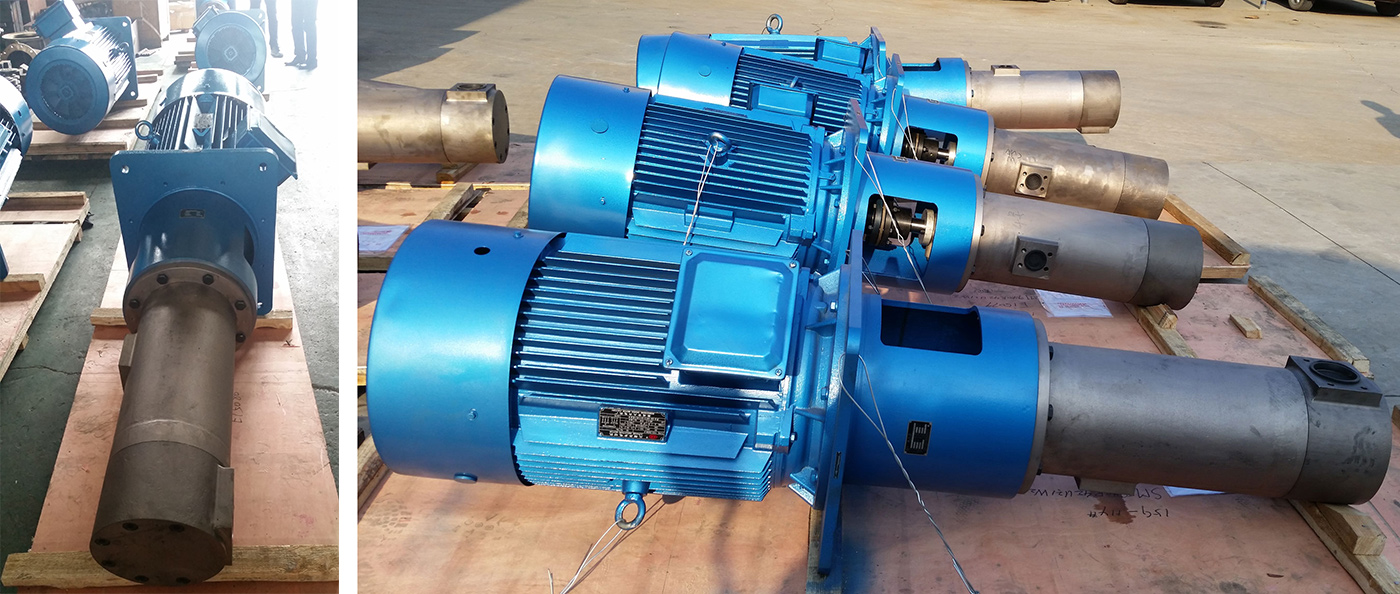 2015年02月,我公司設計制造出高壓三螺桿泵SML940