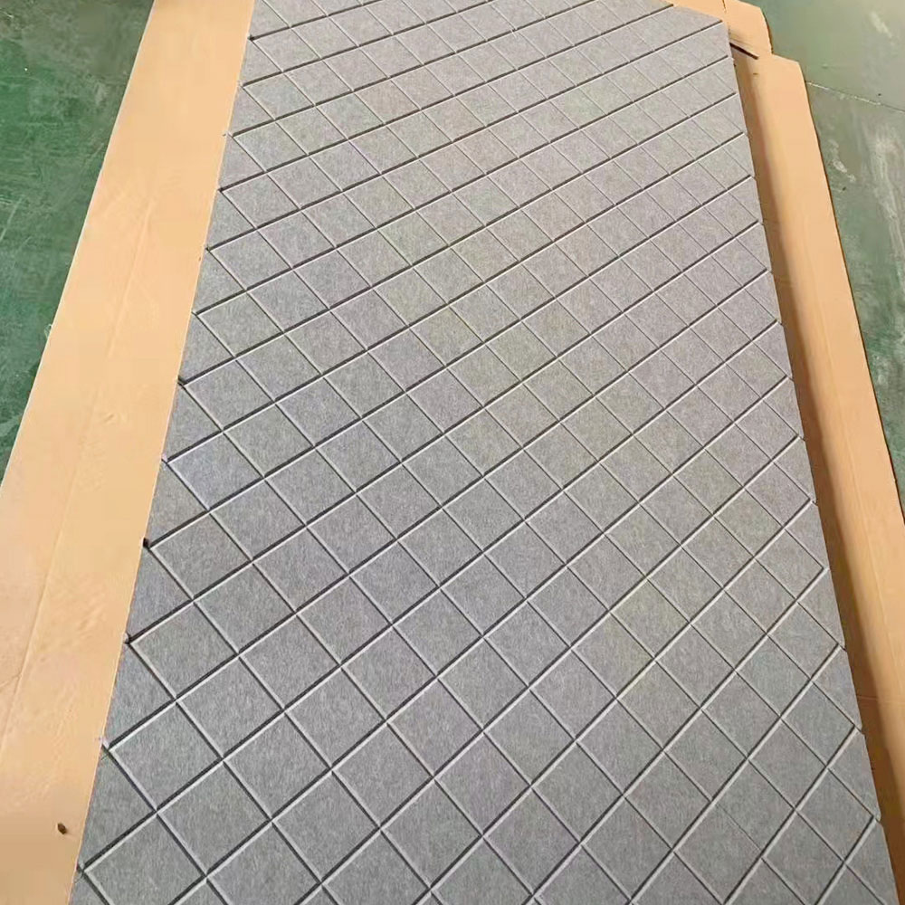 Polyester fiber sound-absorbing board