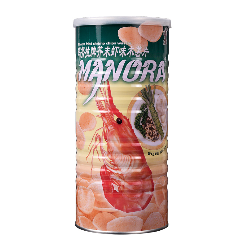 瑪努拉牌芥末蝦味木薯片（膨化食品）90克