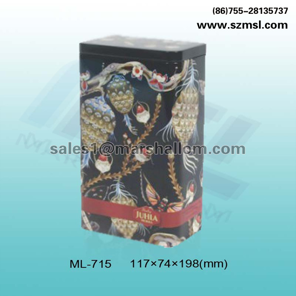 ML-715 Rectangular tin box