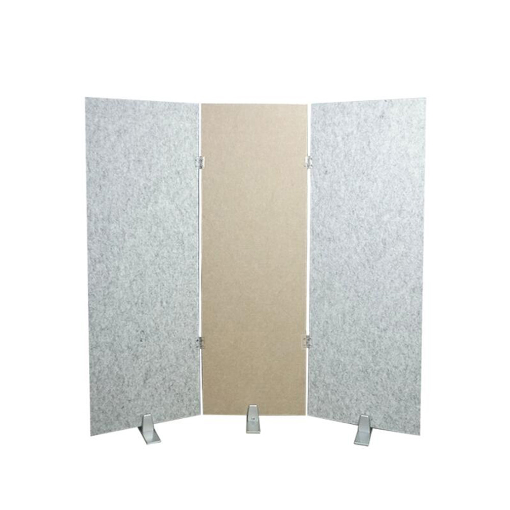 Polyester fiber sound-absorbing partition panel