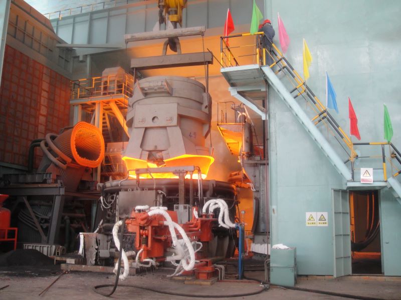 內蒙古烏海80噸電弧爐1