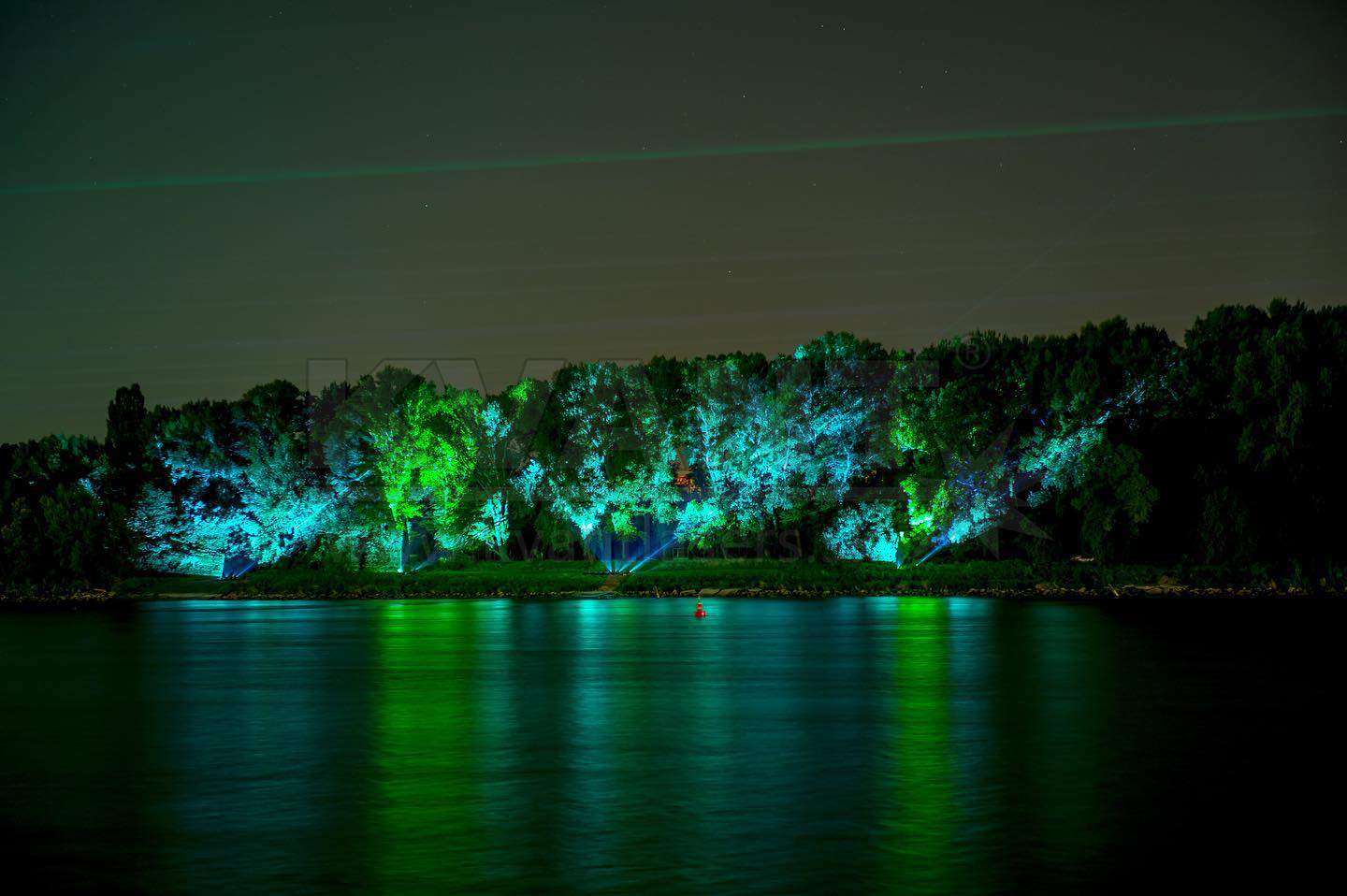 2021布拉迪斯拉發的“白色之夜"-戶外激光投影