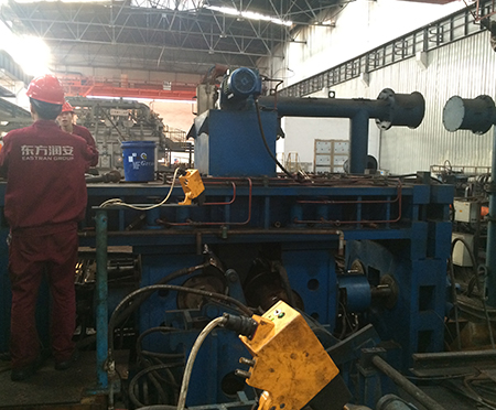 Pipe-end sharpened rotary pipe mill