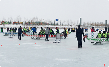 2017首屆冰上龍舟大賽在北屯舉行