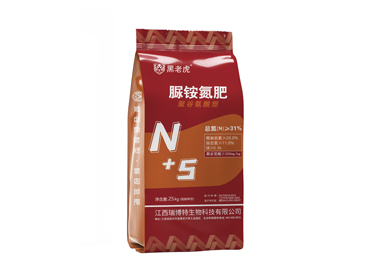 黑老虎31%脲铵氮肥 硫基25KG