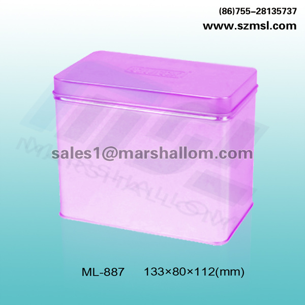 ML-887 Rectangular tin box