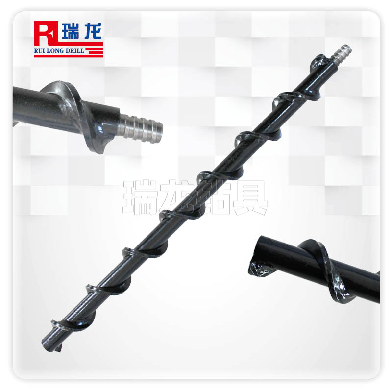 φ42-22mmT型絲扣連接螺旋鉆桿 瑞龍鉆具