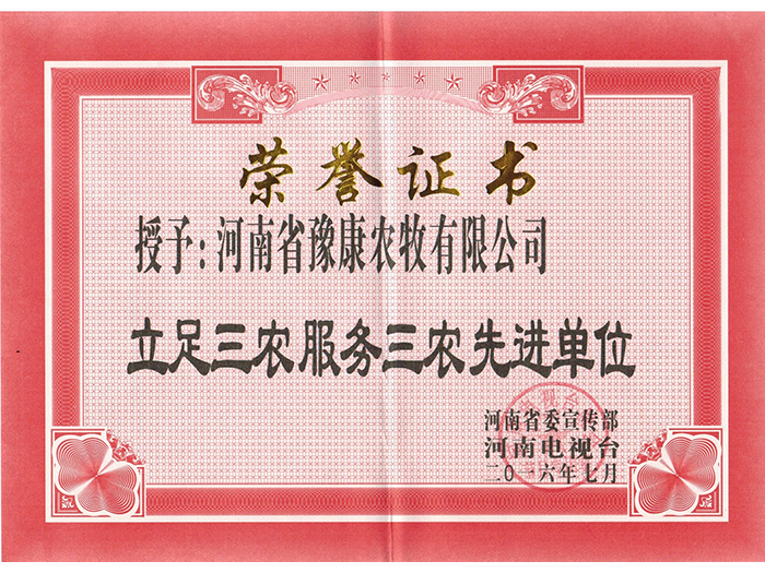 立足三農(nóng)服務(wù)三農(nóng)先進(jìn)單位