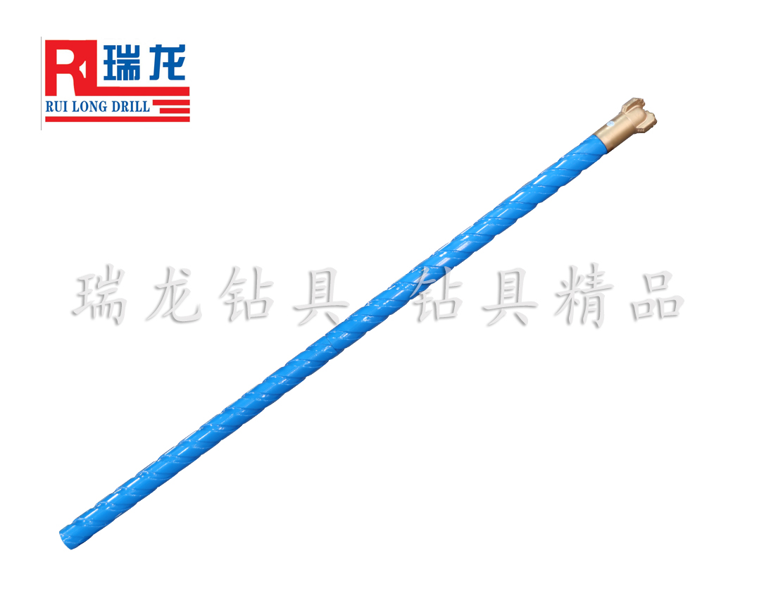 刻槽造穴鉆桿