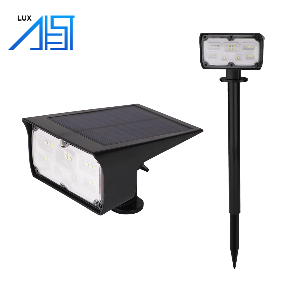 2-in-1 Outdoor Garden Lighting 18 LED Wall lights Wireless IP65 Waterproof Led Landscape solar Spotlight