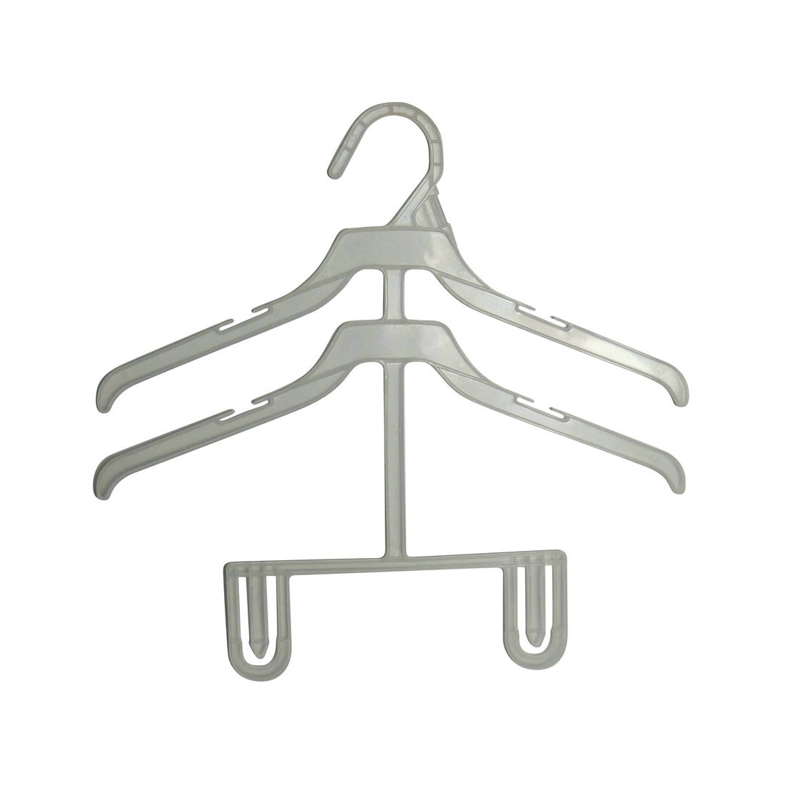 Chunshui brand Economical eco-friendly PP material 36cm garment cloth flexible plastic clothes hanger Chunshui brand Economical eco-friendly PP material 36cm garment cloth flexible plastic clothes hanger