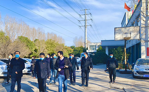 市領導蒞臨我公司視察調研新型冠狀病毒防控工作情況
