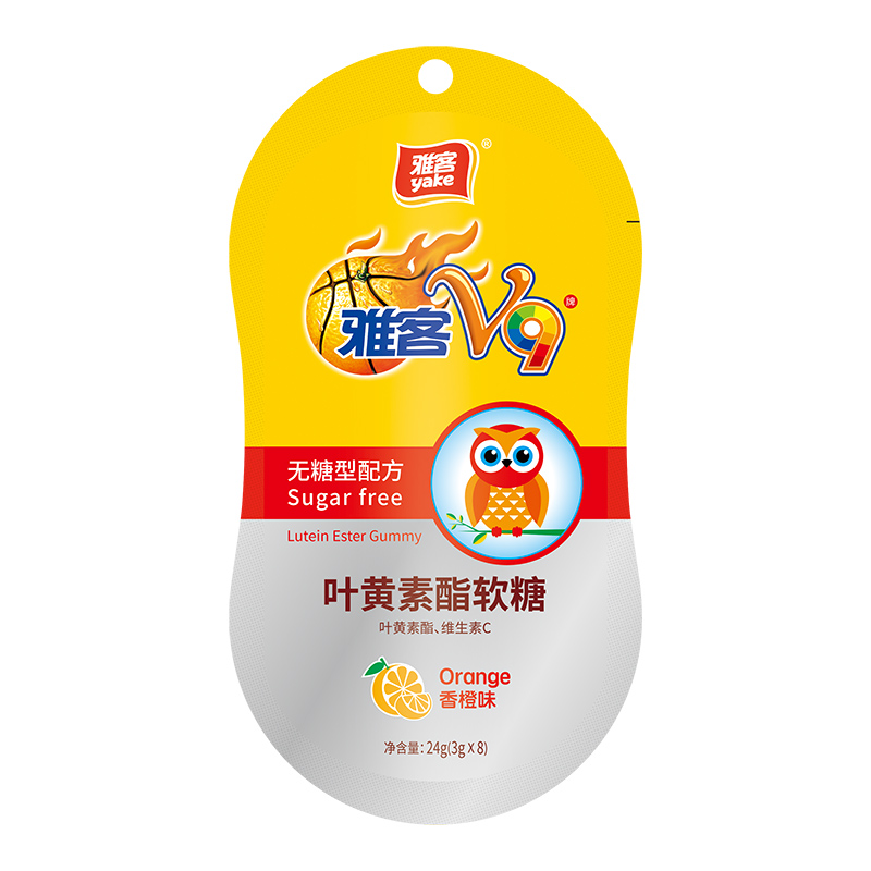 雅客V9葉黃素酯軟糖（無糖）