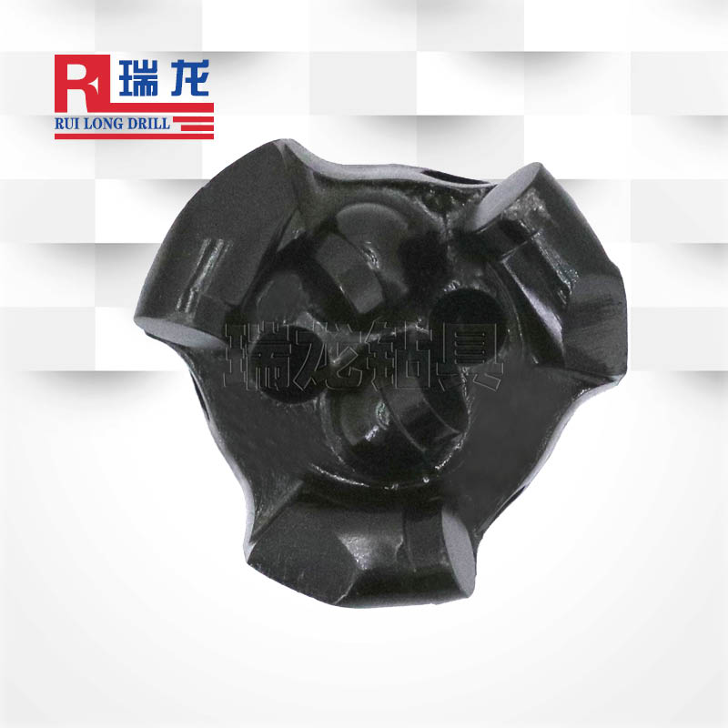 65三翼金剛石無(wú)芯鉆頭 PDC復合片鉆頭 瑞龍鉆具