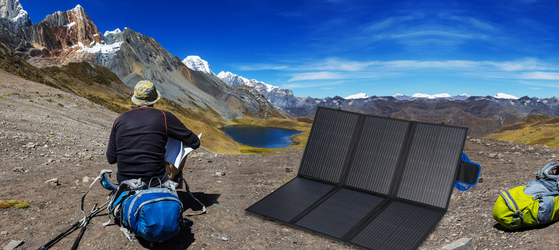  Portable solar charging pack
