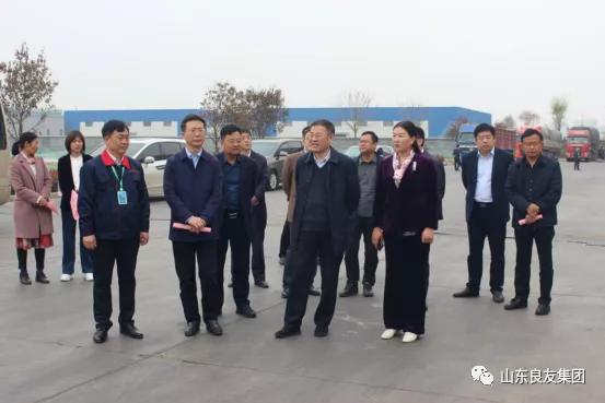 曲阜市委副書記崔加清陪同梁山縣考察組一行，蒞臨良友集團(tuán)考察工作