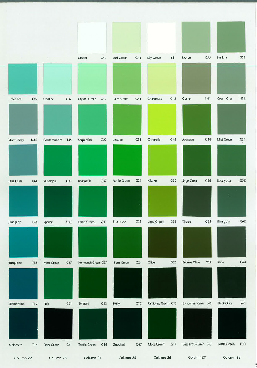 AS-2700-Colour-Chart