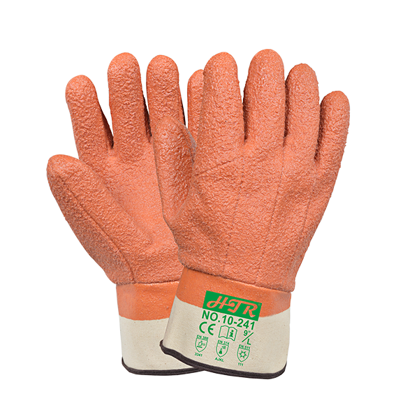 PVC oil resistant cut resistant gloves (rough version)