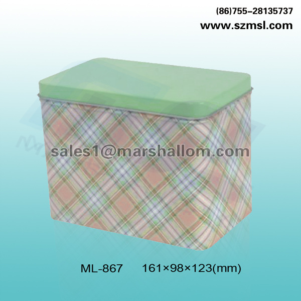 ML-867 Rectangular tin box