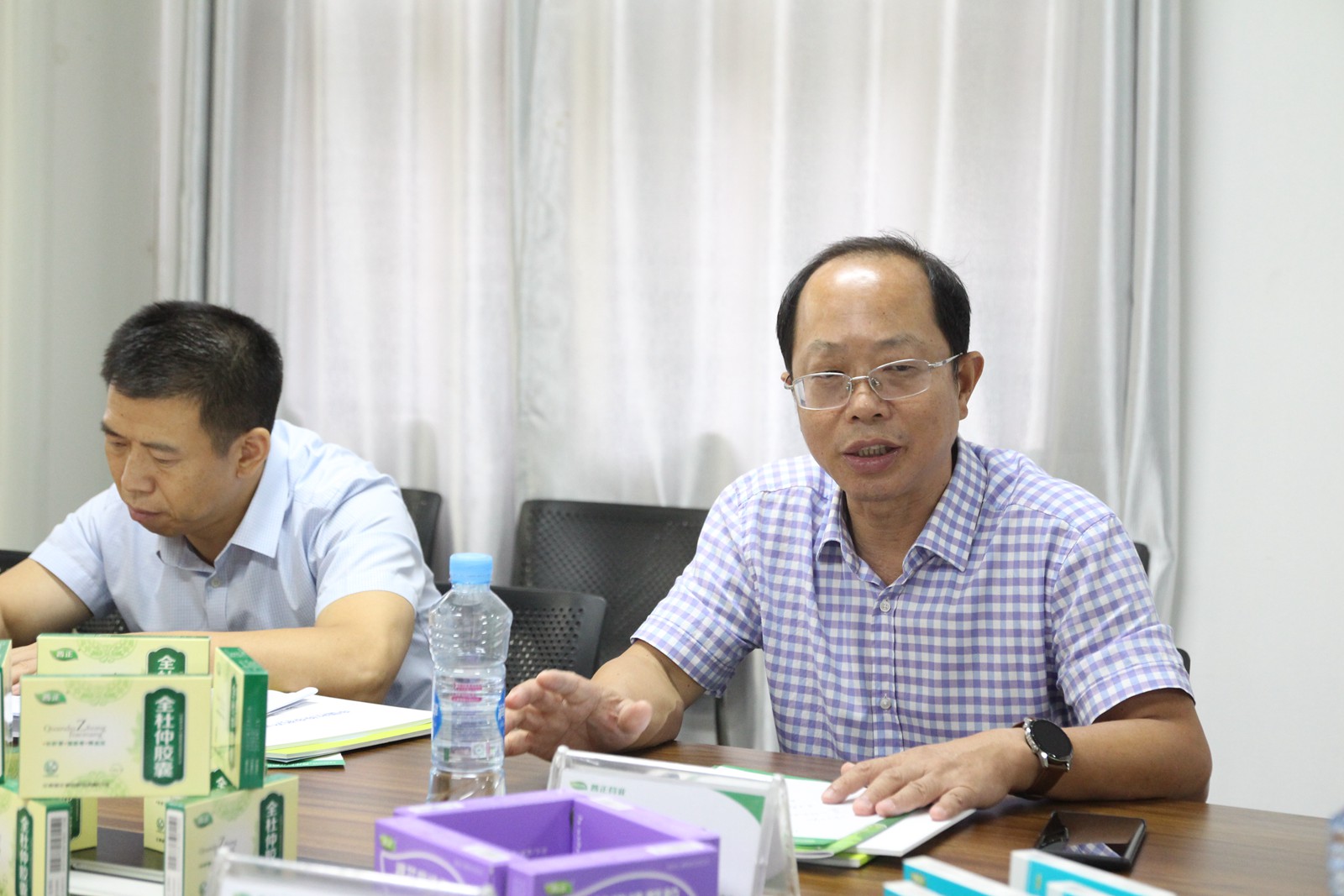 質量月質量行，劉建平局長到江西普正制藥調研