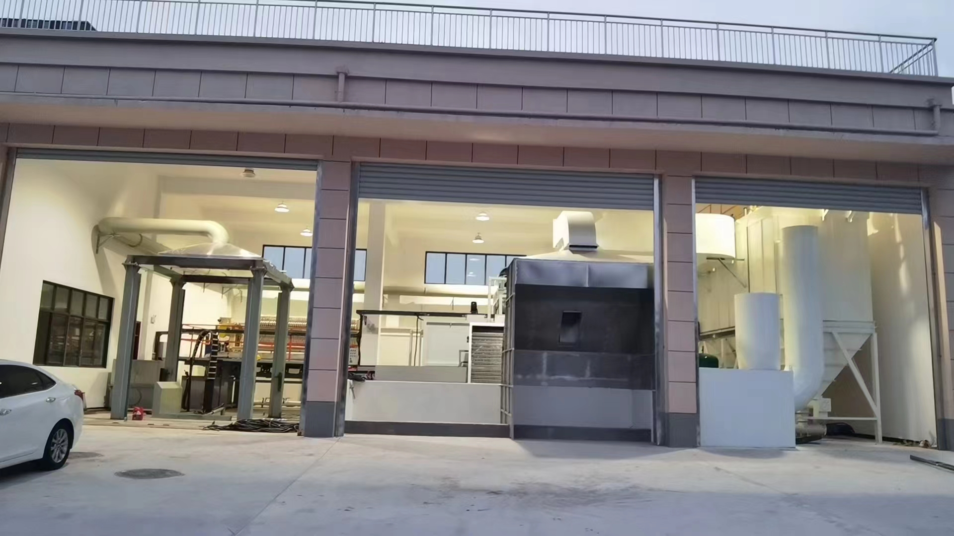 中牟机扫车干湿垃圾处理建成