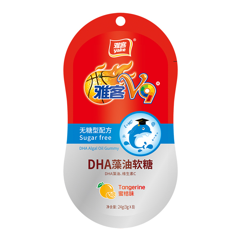 雅客V9DHA藻油軟糖（無糖）