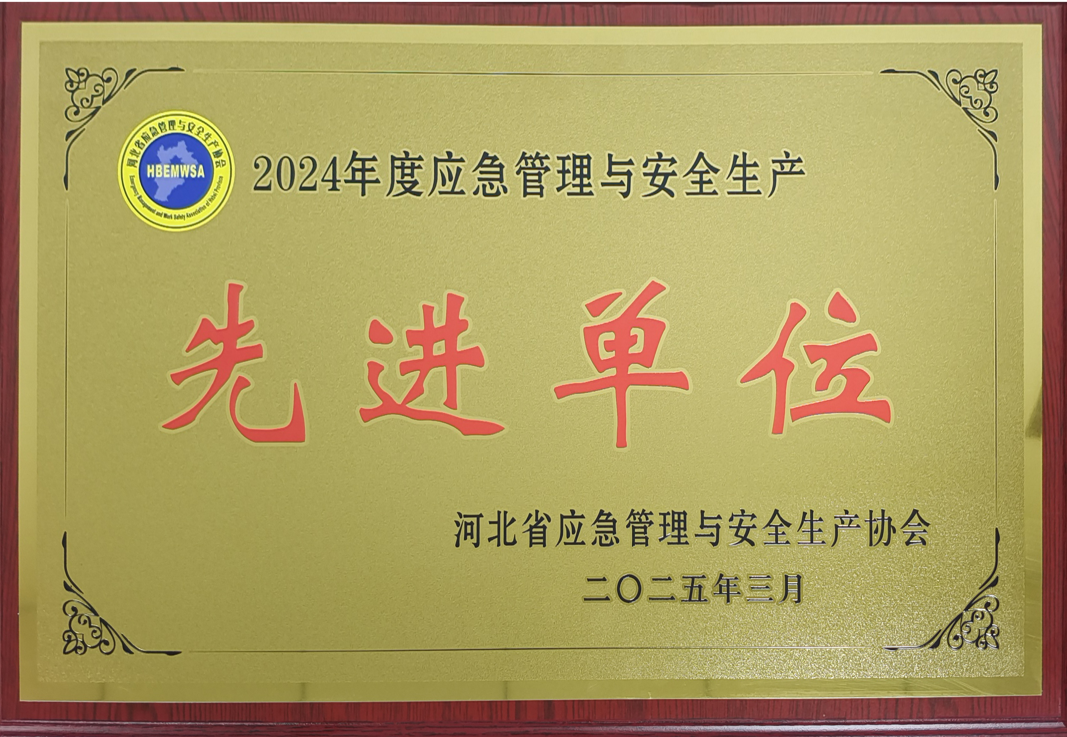 2024年度应急管理与安全生产先进单位