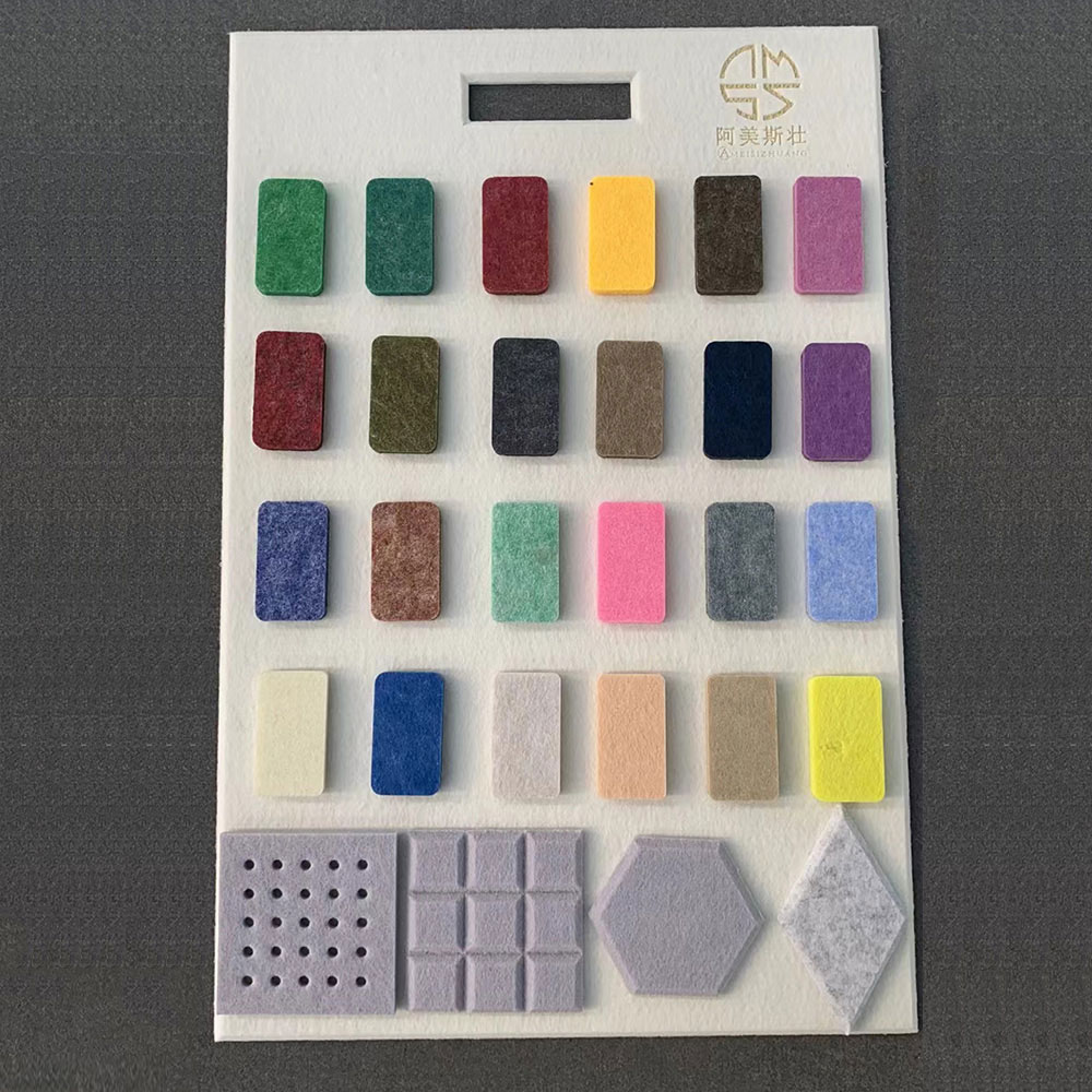 Polyester fiber sound-absorbing board