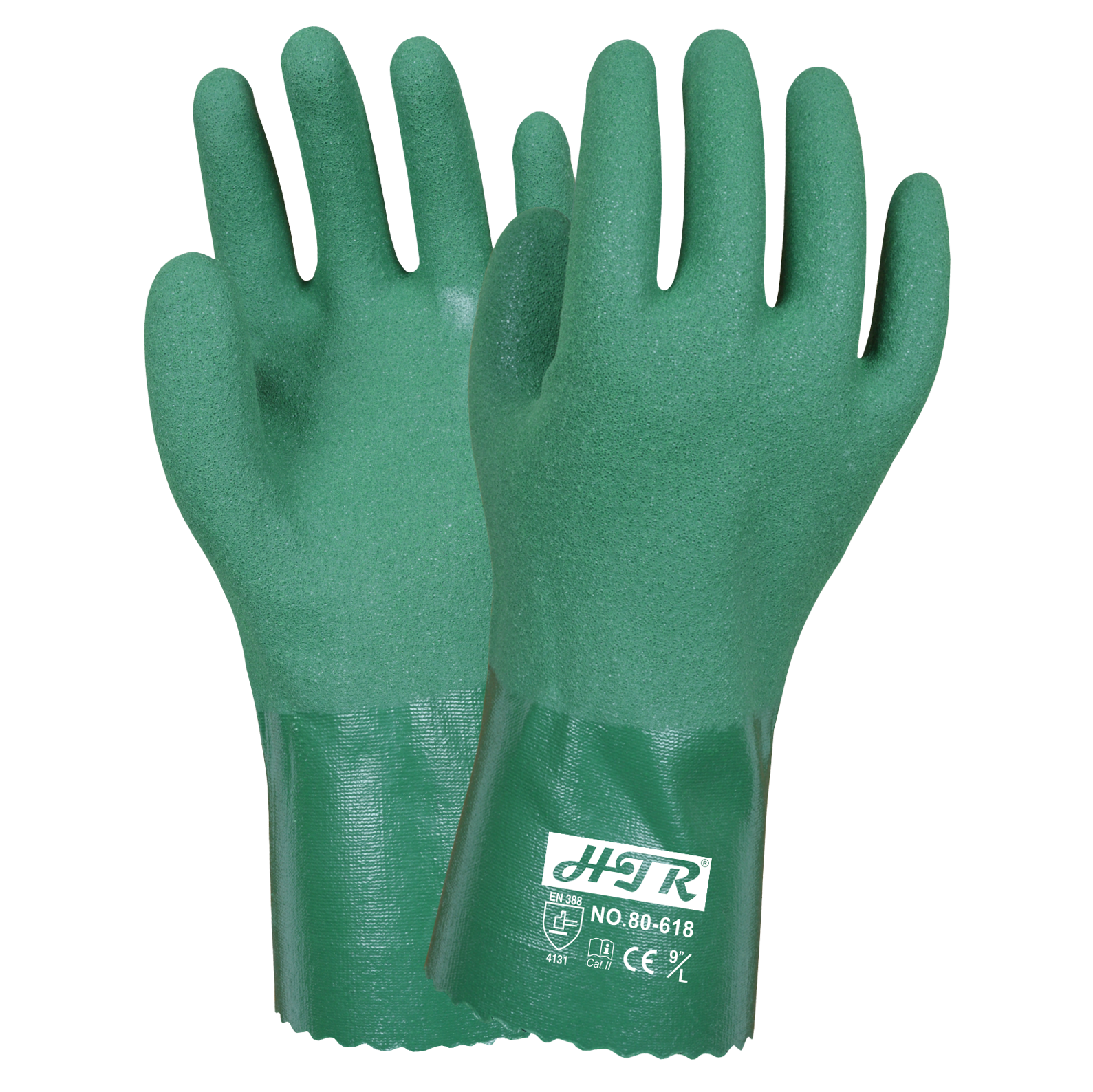 Nitrile oil resistant anti slip gloves