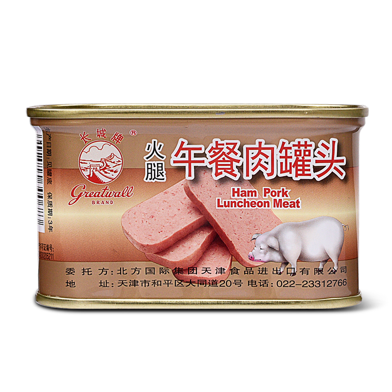 長(zhǎng)城牌火腿午餐肉198克