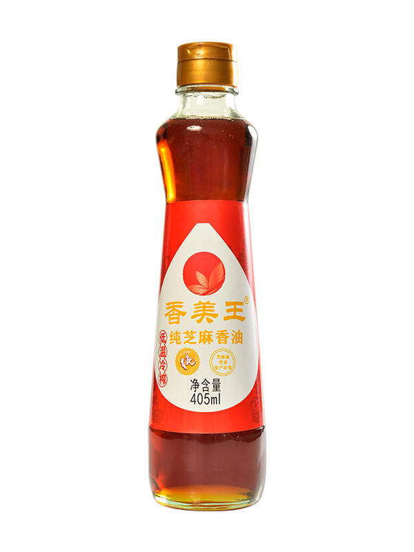 低溫冷榨純芝麻香油405ml/瓶