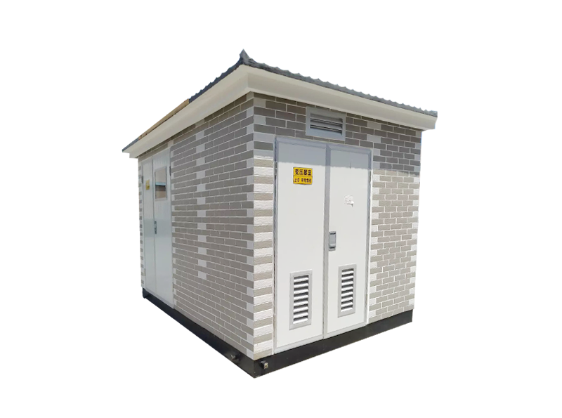 High and low voltage prefabricated substation