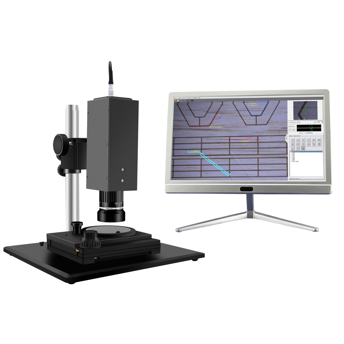 FM325MP 免標定免電腦智能測量視頻顯微鏡