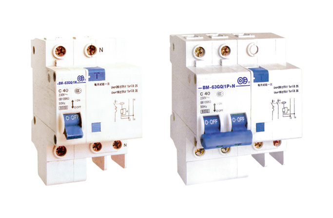 BM-63GQ series miniature circuit breakers with over current, over voltage and under voltage protection