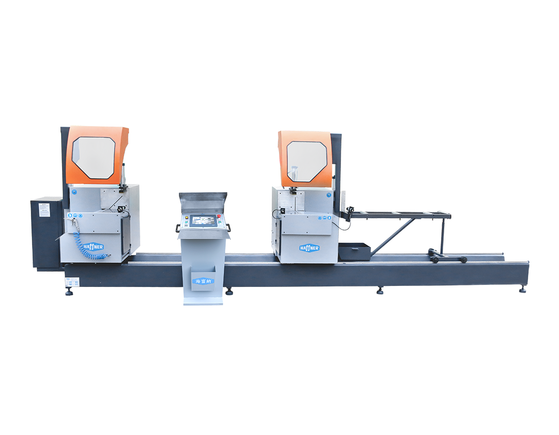 High Precision CNC Double Head Cutting Saw In Professional 45 And 90 Degree