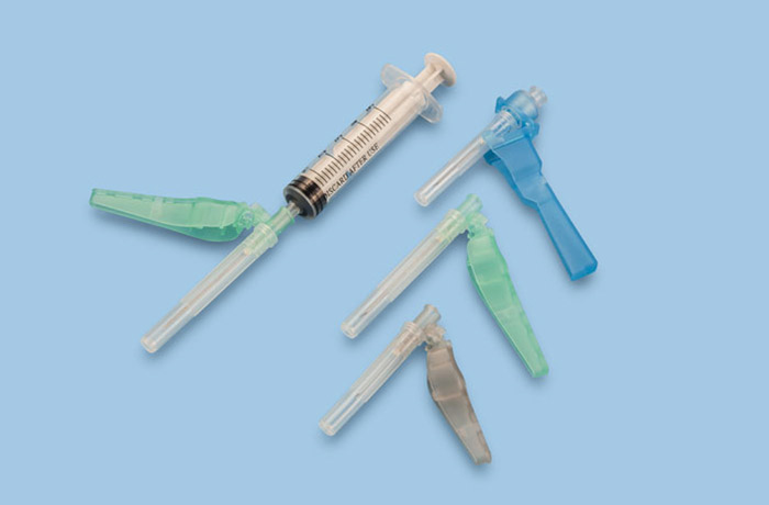 Safety injection needle
