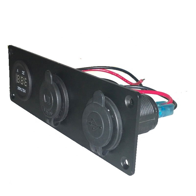 用于电动越野车汽车开关的防水防尘 12v 3 路摇臂开关面板
