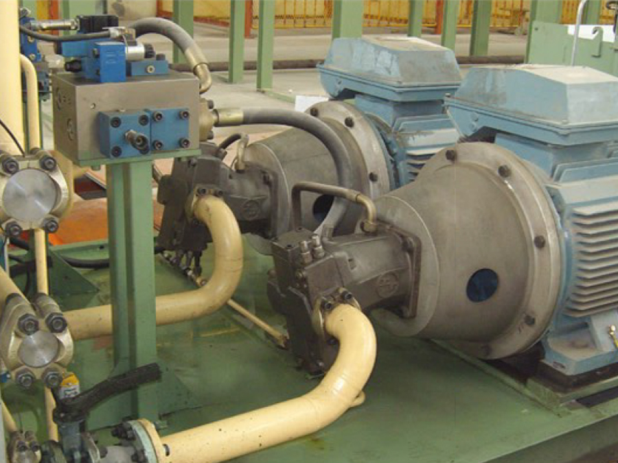 钢管收口机液压控制系统