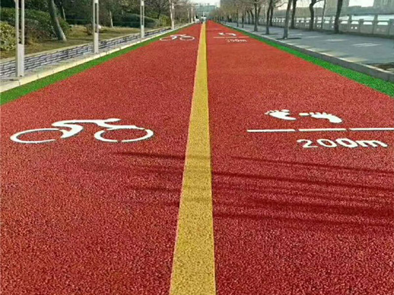 彩色透水瀝青路面