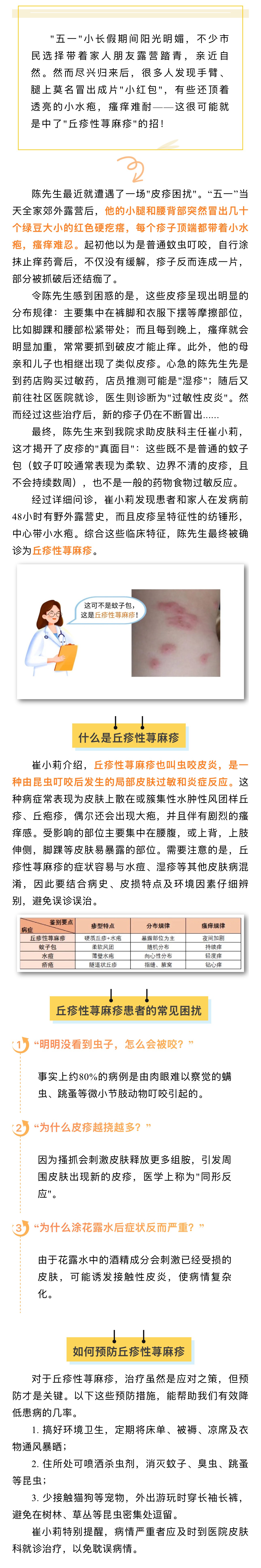 別撓了！你以為的“蚊子包”，可能是丘疹性蕁麻疹在作怪！