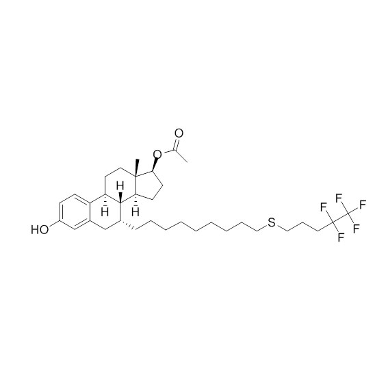 (7a,17b)-7-[9-[(4,4,5,5,5-pentafluoropentyl)thio]nonyl]-Estra-1,3,5(10)-triene-3,17-diol-17-acetate